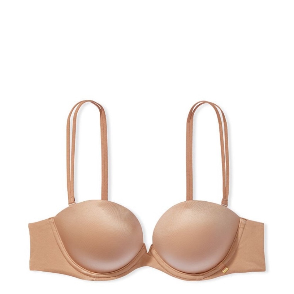 Victoria Secret Push-Up Strapless Bra. 32C. Comes with straps